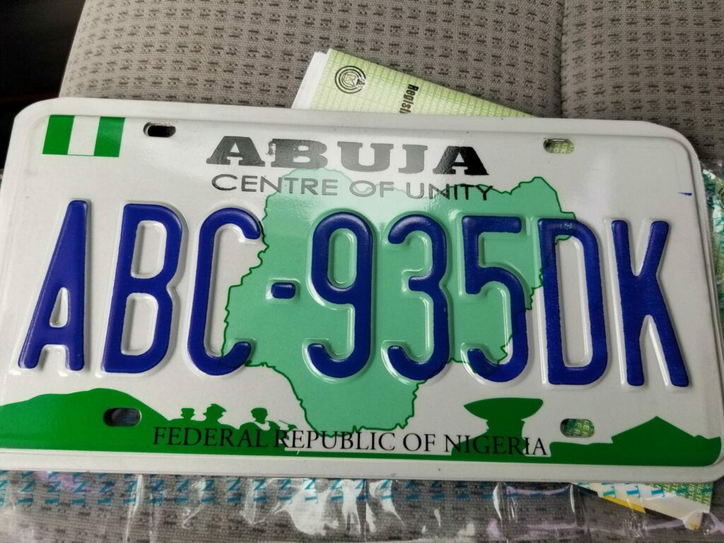 Abuja Plate number