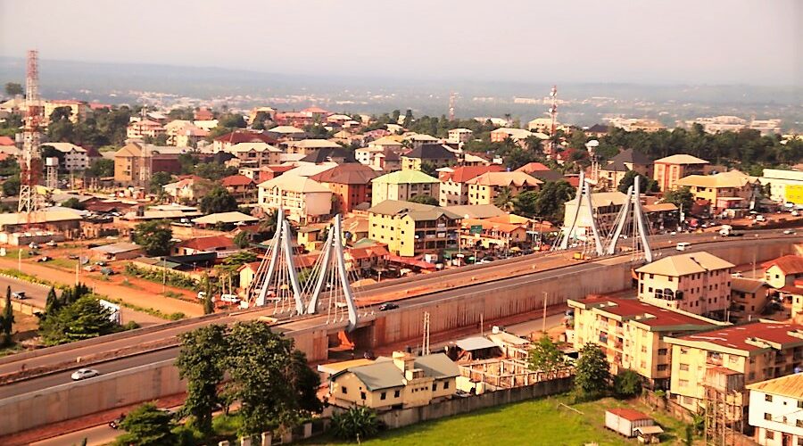What is the distance between Abuja and Awka?